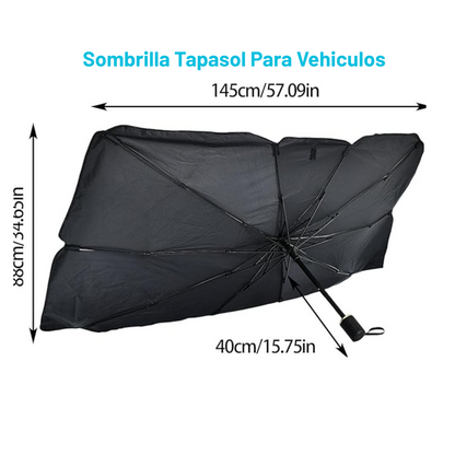 Sombrilla parasol para el autoProtegé tu auto del calor extremo