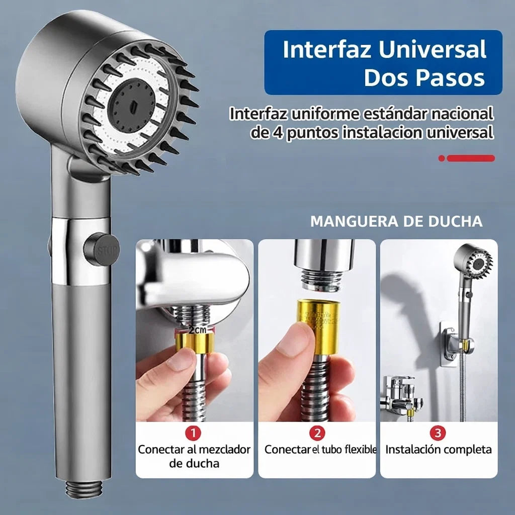 Cabezal De Ducha Potente Y Ahorrador
