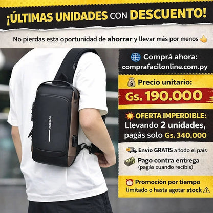 Mochila antirrobo con puerto USB